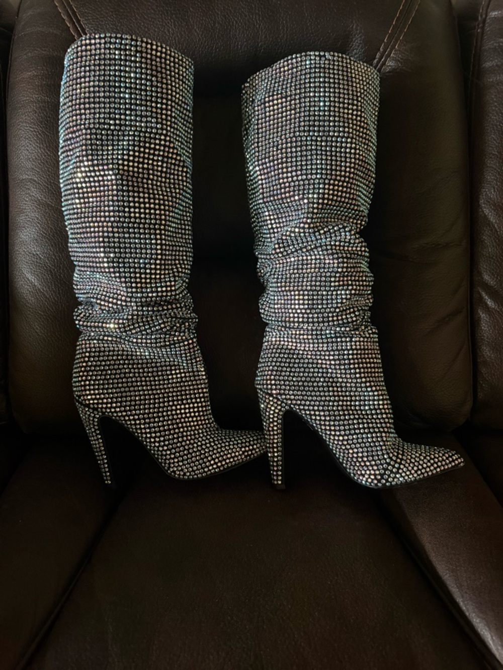 Steve Madden Crushing Rhinestone Boots - Picture 3 of 11